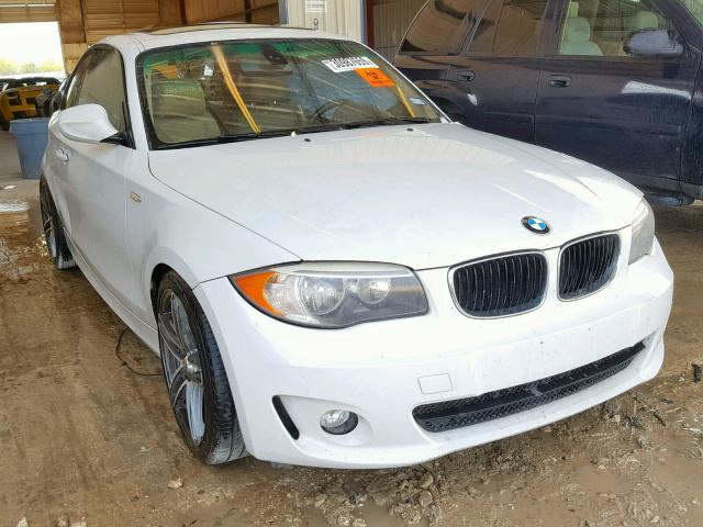 WBAUP7C5XCVP22609 - 2012 BMW 128 I WHITE photo 1