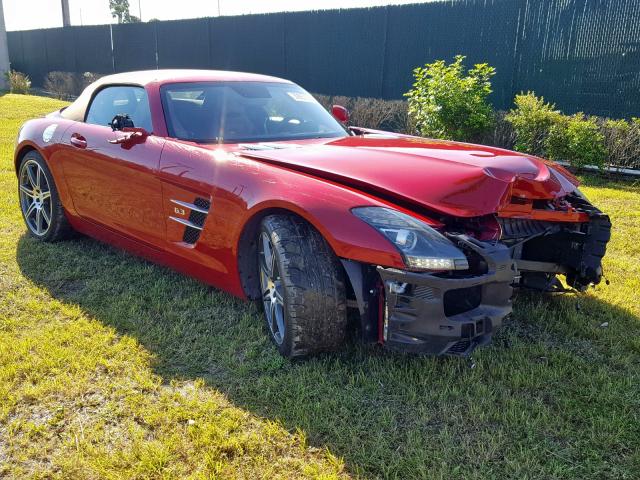 WDDRK7HA5CA007196 - 2012 MERCEDES-BENZ SLS AMG RED photo 1