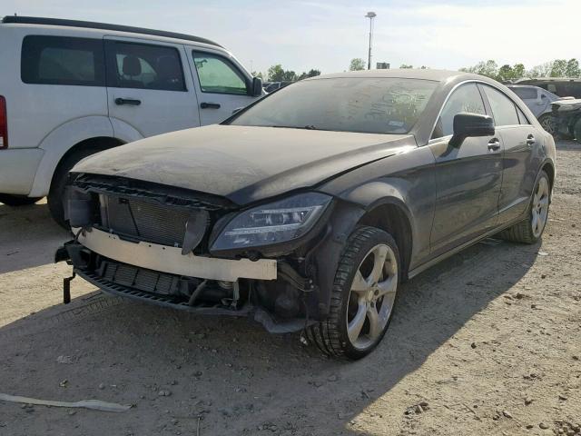 WDDLJ7DB8DA068986 - 2013 MERCEDES-BENZ CLS 550 BLACK photo 2