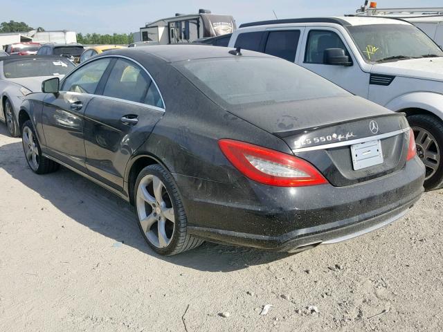 WDDLJ7DB8DA068986 - 2013 MERCEDES-BENZ CLS 550 BLACK photo 3