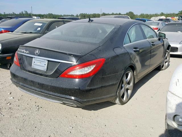 WDDLJ7DB8DA068986 - 2013 MERCEDES-BENZ CLS 550 BLACK photo 4