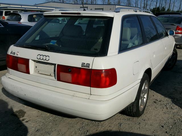 WAUJC84A0WN001851 - 1998 AUDI A6 QUATTRO WHITE photo 4