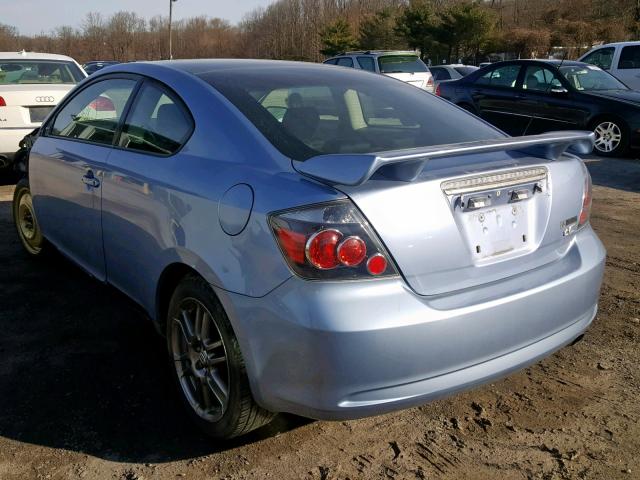 JTKDE167290300500 - 2009 TOYOTA SCION TC BLUE photo 3