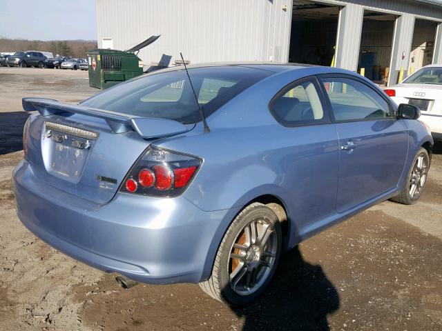 JTKDE167290300500 - 2009 TOYOTA SCION TC BLUE photo 4