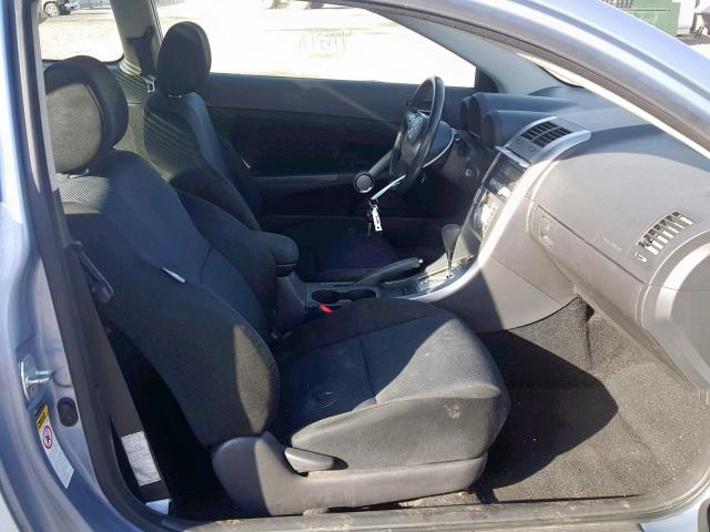 JTKDE167290300500 - 2009 TOYOTA SCION TC BLUE photo 5