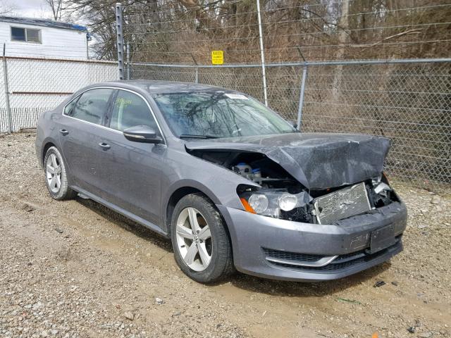 1VWBP7A30CC012378 - 2012 VOLKSWAGEN PASSAT SE GRAY photo 1