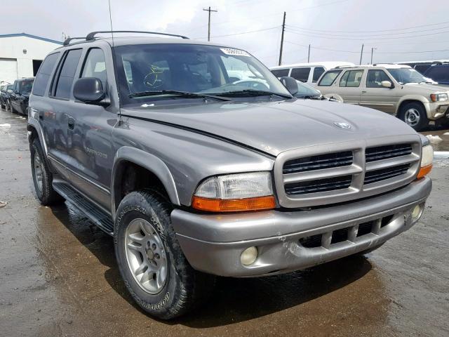 1B4HS28Z41F505773 - 2001 DODGE DURANGO SILVER photo 1