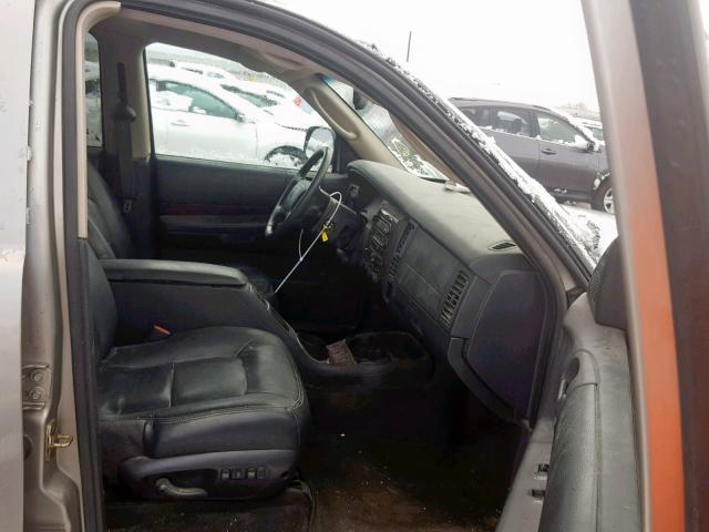 1B4HS28Z41F505773 - 2001 DODGE DURANGO SILVER photo 5