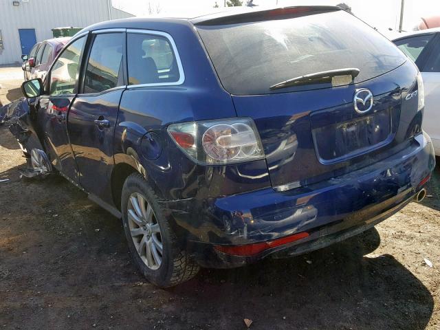 JM3ER2B50B0396330 - 2011 MAZDA CX-7 BLUE photo 3