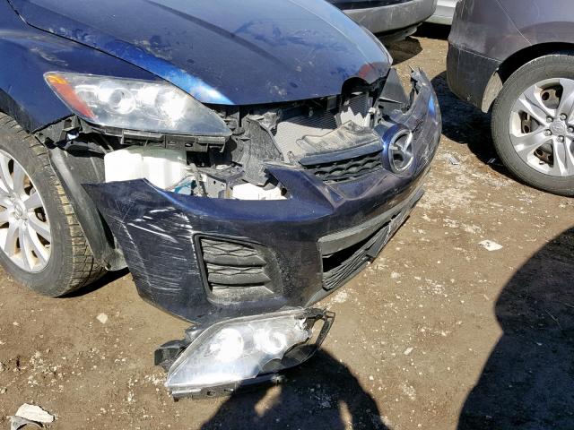 JM3ER2B50B0396330 - 2011 MAZDA CX-7 BLUE photo 9