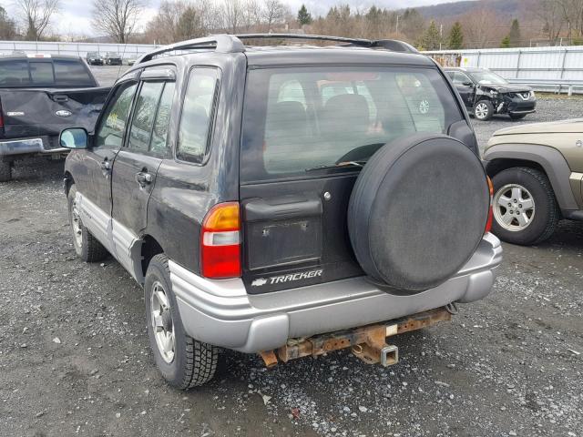 2CNBJ634516945926 - 2001 CHEVROLET TRACKER LT BLACK photo 3