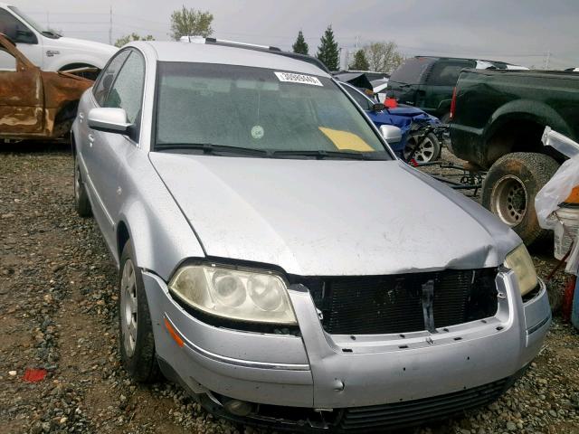 WVWPD63B92P367881 - 2002 VOLKSWAGEN PASSAT GLS SILVER photo 1