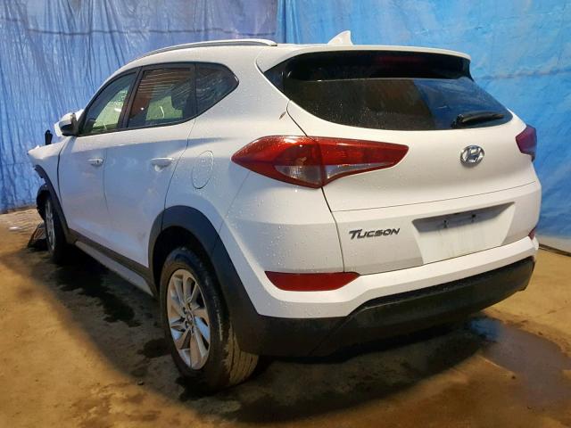 KM8J33A43JU702737 - 2018 HYUNDAI TUCSON SEL WHITE photo 3