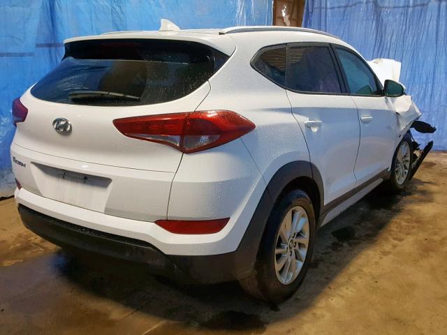 KM8J33A43JU702737 - 2018 HYUNDAI TUCSON SEL WHITE photo 4