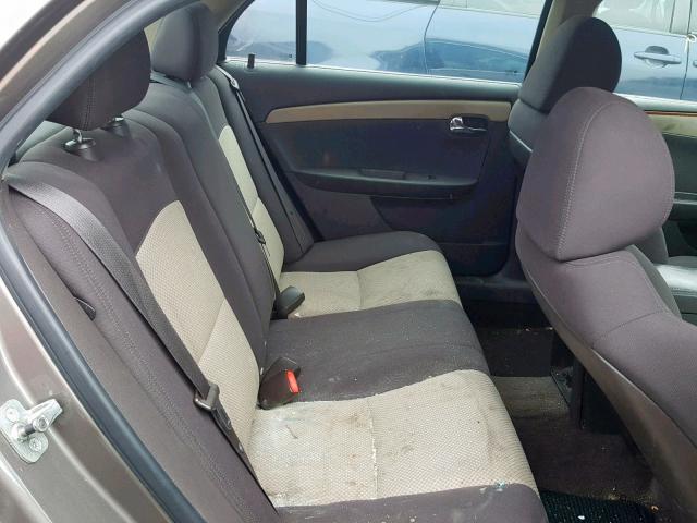 1G1ZC5EB7AF165671 - 2010 CHEVROLET MALIBU 1LT ყავისფერი ფოტო 6