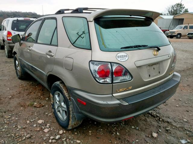 JTJGF10U630163663 - 2003 LEXUS RX 300 GOLD photo 3