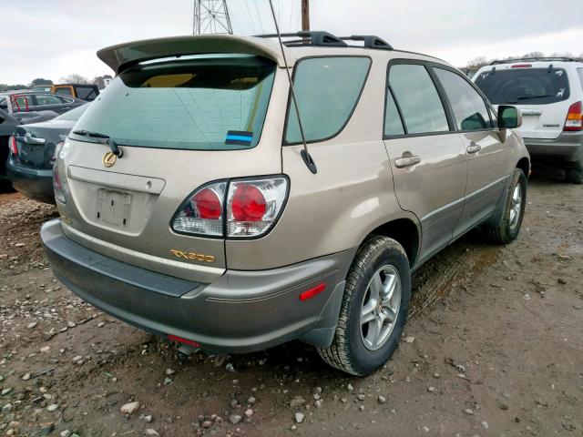 JTJGF10U630163663 - 2003 LEXUS RX 300 GOLD photo 4