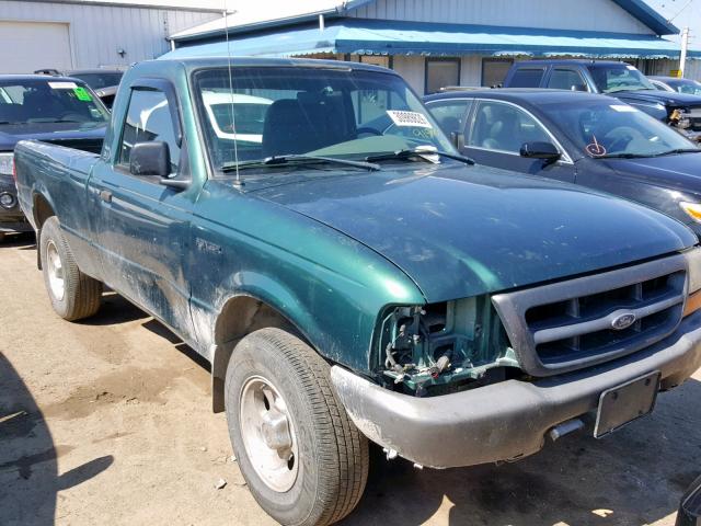 1FTYR10C1YPB90774 - 2000 FORD RANGER GREEN photo 1