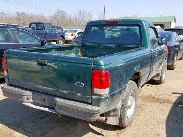 1FTYR10C1YPB90774 - 2000 FORD RANGER GREEN photo 4