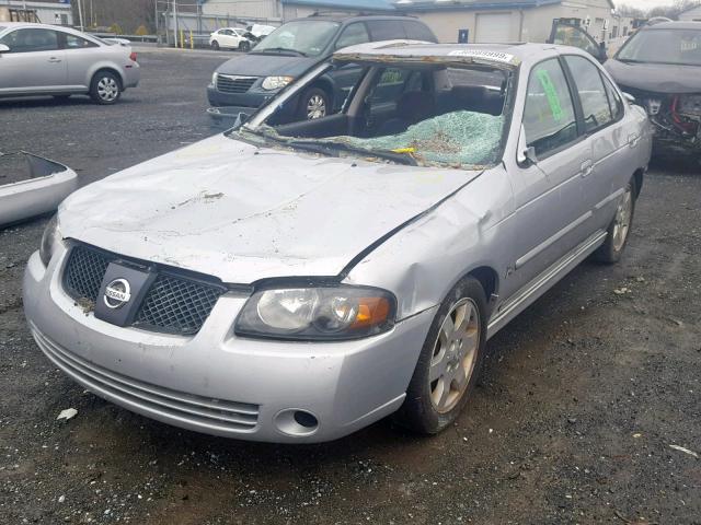 3N1AB51D36L485231 - 2006 NISSAN SENTRA SE- SILVER photo 2