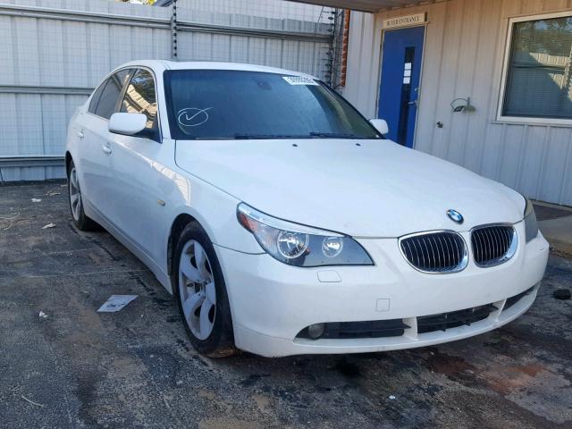 WBANE53507CW60637 - 2007 BMW 525 I WHITE photo 1