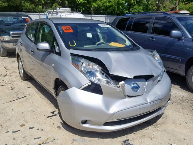 JN1AZ0CP6BT005775 - 2011 NISSAN LEAF SV SILVER photo 1