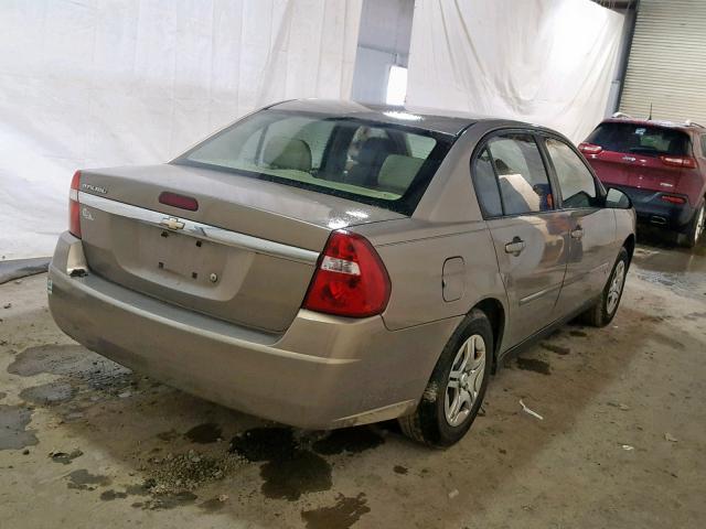 1G1ZS58F28F110220 - 2008 CHEVROLET MALIBU LS TAN photo 4