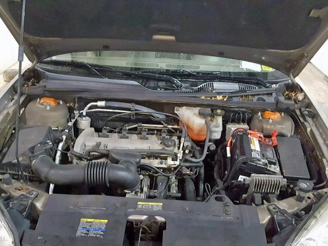 1G1ZS58F28F110220 - 2008 CHEVROLET MALIBU LS TAN photo 7