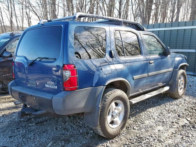 5N1ED28Y33C654991 - 2003 NISSAN XTERRA XE BLUE photo 4