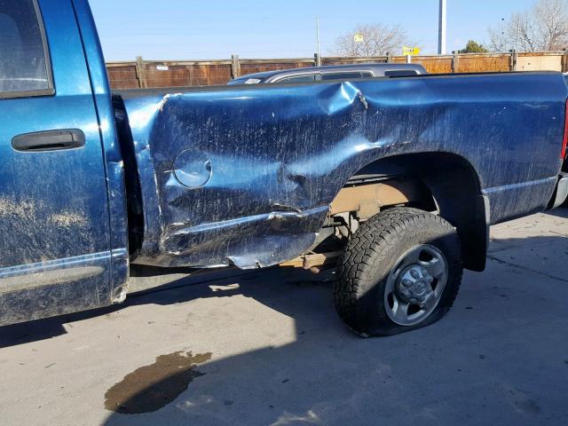 3D7KU28C03G862471 - 2003 DODGE RAM 2500 S BLUE photo 9