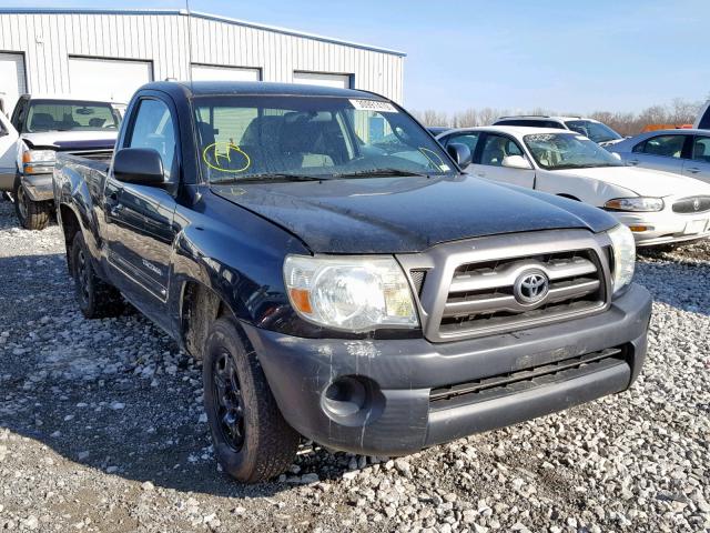 5TENX22N79Z658241 - 2009 TOYOTA TACOMA BLACK photo 1