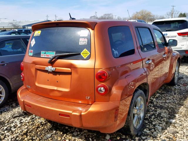 3GNCA43D38S716306 - 2008 CHEVROLET HHR LT ORANGE photo 4