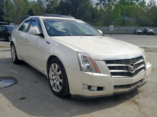 1G6DV57V490140313 - 2009 CADILLAC CTS HI FEA WHITE photo 1