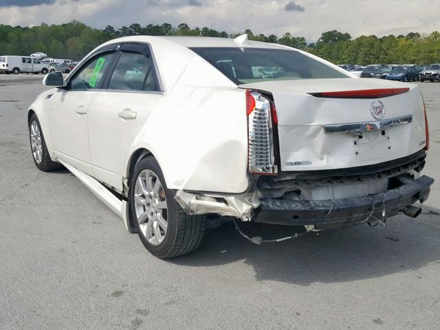 1G6DV57V490140313 - 2009 CADILLAC CTS HI FEA WHITE photo 3