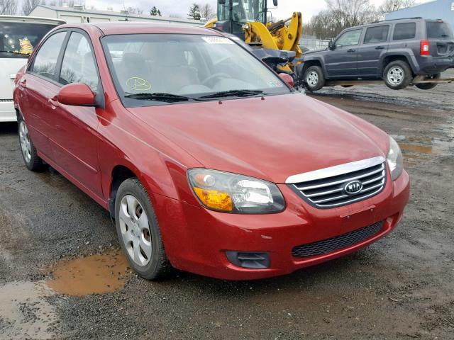 KNAFE222595666211 - 2009 KIA SPECTRA EX RED photo 1