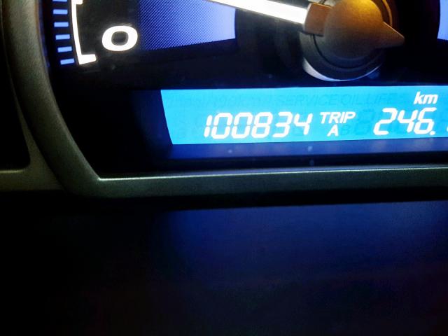 2HGFA16659H033725 - 2009 HONDA CIVIC LX-S RED photo 8