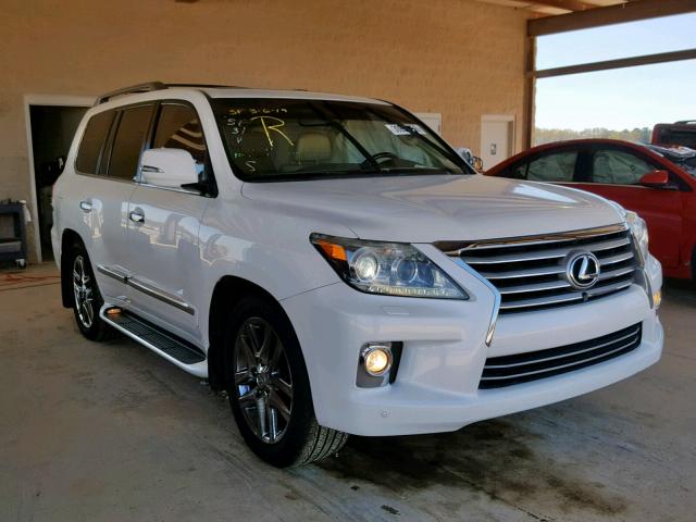 JTJHY7AX0D4106041 - 2013 LEXUS LX 570 WHITE photo 1