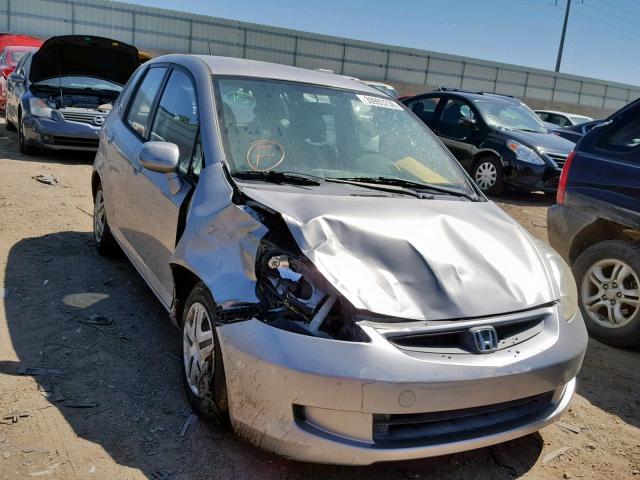 JHMGD38447S027954 - 2007 HONDA FIT SILVER photo 1