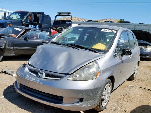 JHMGD38447S027954 - 2007 HONDA FIT SILVER photo 2