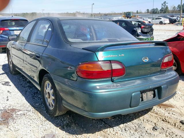 1G1NE52M3XY154789 - 1999 CHEVROLET MALIBU LS GREEN photo 3