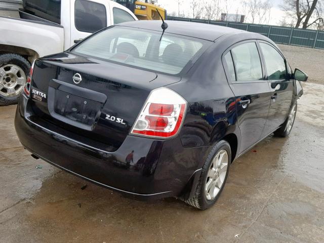 3N1AB61E17L642447 - 2007 NISSAN SENTRA 2.0 BLACK photo 4