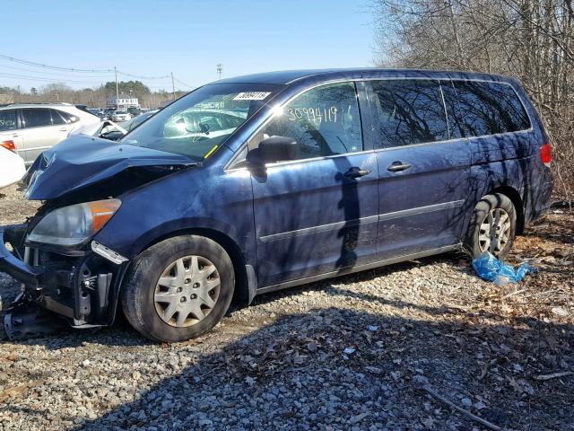 5FNRL38208B018369 - 2008 HONDA ODYSSEY LX BLUE photo 2