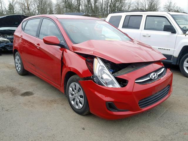 KMHCT5AE0HU345461 - 2017 HYUNDAI ACCENT SE RED photo 1