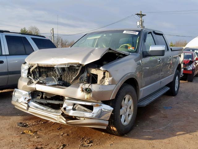 5LTPW18516FJ08634 - 2006 LINCOLN MARK LT TAN photo 2