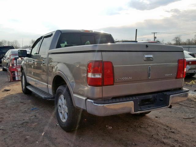 5LTPW18516FJ08634 - 2006 LINCOLN MARK LT TAN photo 3