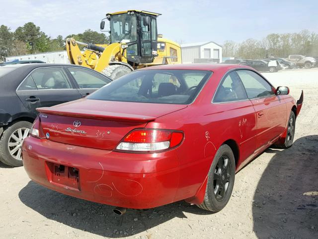 2T1CF22P1YC373227 - 2000 TOYOTA CAMRY SOLA RED photo 4