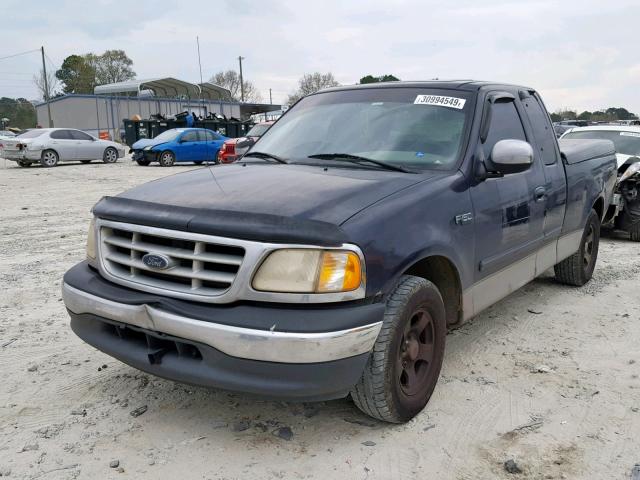 1FTZX172XXNB50579 - 1999 FORD F150 BLUE photo 2