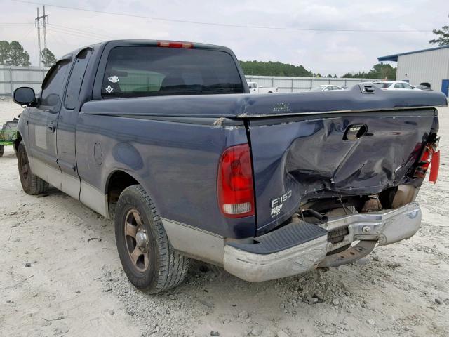 1FTZX172XXNB50579 - 1999 FORD F150 BLUE photo 3