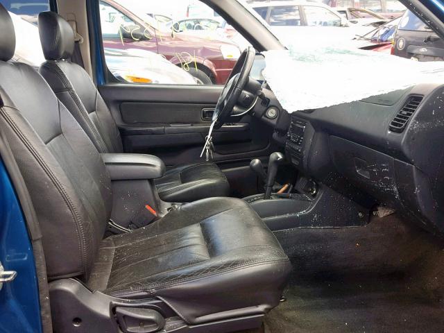 1N6ED27Y81C368778 - 2001 NISSAN FRONTIER C BLUE photo 5