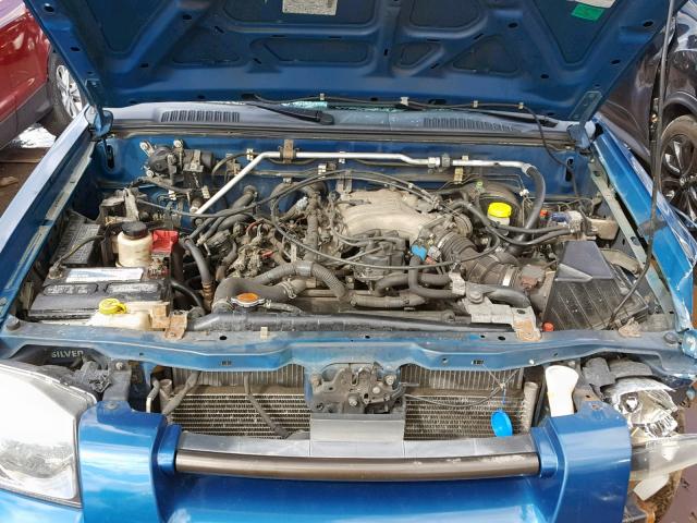 1N6ED27Y81C368778 - 2001 NISSAN FRONTIER C BLUE photo 7